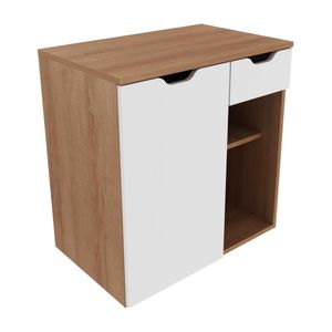 Gabinete Banheiro 1 Porta 1 Gaveta 60cm Multimóveis VCR10085