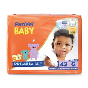 Fralda Panvel Baby Premium Sec G Com 42 Unidades