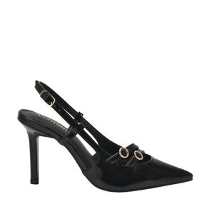 Scarpin Via Marte Feminino Verniz 044-007 Preto