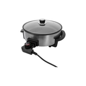 Panela Elétrica Mangiare Preta Redonda 30cm 1250W 127V Agratto