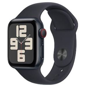 Apple Watch SE GPS + Cellular Caixa Meia-noite de Alumínio 40 mm Pulseira Esportiva P/M - Neutro em Carbono