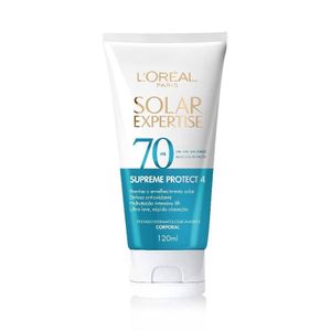 Protetor Solar Corporal Loréal Paris Solar Expertise Supreme Protect 4 Fps 70, 120ml