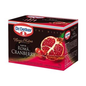 Chá DR OETKER Flores & Frutas romã Com 15 Saquinhos 30g