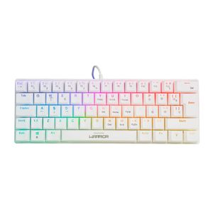 Teclado Gamer Mecânico Royal Precision, Blue Switch, ABNT2, RGB Branco Warrior - TC311 TC311