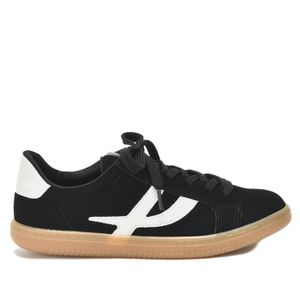 Tênis Feminino Via Marte Casual 129-002 Preto Branco