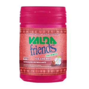 Pastilhas Valda Friends Ice Cherry Pote 50g