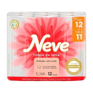 Papel Higiênico Neve Toque Seda Leve 12 Pague 11