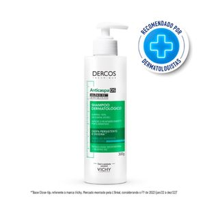 Shampoo Anticaspa Ds Vichy Dercos Cabelos Normais A Oleosos 300g