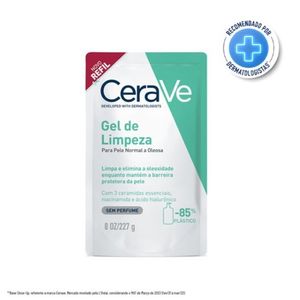Gel De Limpeza Cerave Pele Normal A Oleosa 227g - Refil
