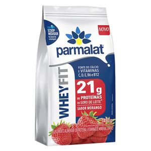 Whey Protein Em Pó Morango Whey Fit Parmalat 450g