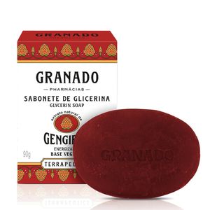 Sabonete Barra Glicerinado Granado Terrapeutics Gengibre 90g