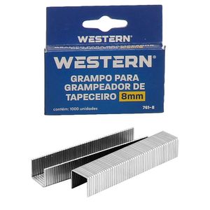 Grampo Grampeador 8Mm Western