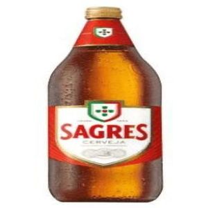 Cerveja Portuguesa Sagres Lager 1L