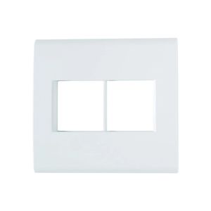 Placa 4X4 4 Postos Liz Branca