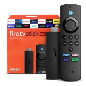 Fire Tv Stick Lite 2ª Geração Amazon Controle Remoto Por Voz Com Alexa