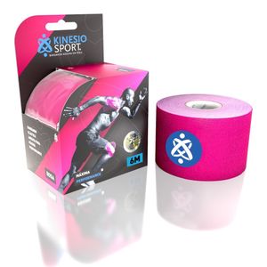 Bandagem Elástica Adesiva Kinesio Sport Rosa