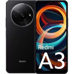 Smartphone Xiaomi Redmi A3 128GB + 4GB RAM TELA 6,71" HD + 90Hz Octa Core+ Bateria 5000mAh - Preto