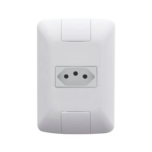Conjunto Tomada 2P+T 10A/250V Aria Branco