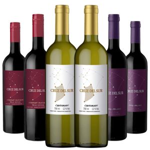 Kit 6 Vinhos Argentinos Cruz del Sur