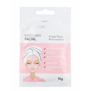 Máscara Facial De Argila Rosa Renovadora Panvel Faces 10g