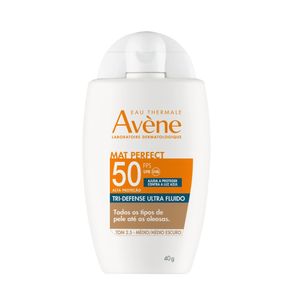 Protetor Solar Facial Avène Mat Perfect Tri-defense Ultra Fluido Cor 2.5 Fps50 40g