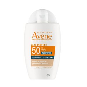 Protetor Solar Facial Avène Mat Perfect Tri-defense Ultra Fluido Cor 1.5 Fps50 40g