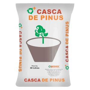 Casca De Pinus Para Decoração Biomix - 30 Litros