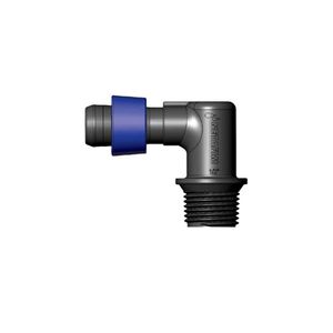 Conector Cotovelo Flexnet Anel Azul Lx 16mm X 1/2" - 50 Uni