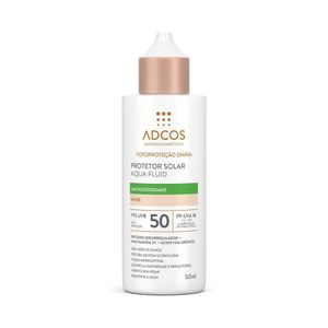 Protetor Solar Facial Adcos Aqua Fluid Fps50 Nude 50ml
