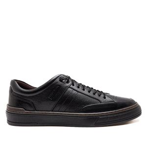 Sapatênis Masculino Democrata Denim 240106 Preto