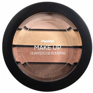 Quarteto De Sombras Panvel Make Up Marrom 7g
