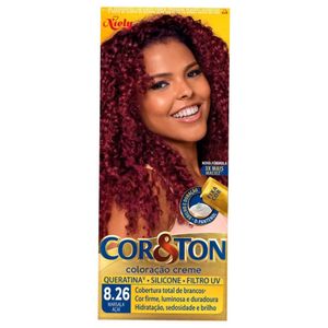 Tintura Niely Gold Cor&ton Marsala Açaí 8.26 180g