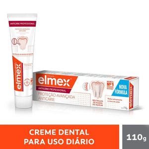 Creme Dental Elmex Anticáries Profissional 110g