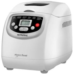 Panificadora Automática Mondial Master Bread NPF-54 com 19 Funções Pré-programadas - Branca