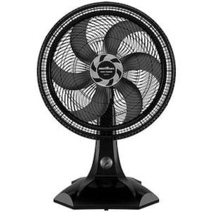 Ventilador Britânia BVT301 para Mesa ou Parede 60W 3 Velocidades 6 Pás - Preto