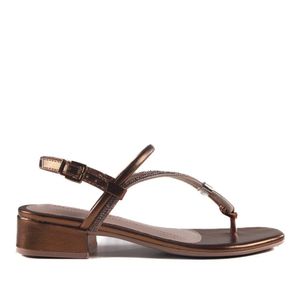 Sandália Feminina Ramarim 24-48206 Bronze