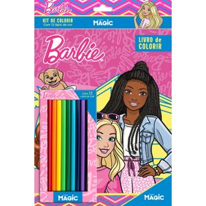 Barbie - Kit lápis de cor (Magic Kids)