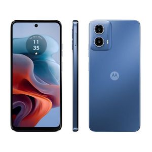 Smartphone Motorola Moto G34 128GB 5G 4GB + 4GB RAM Boost Cam 50 MP + Frontal 16 MP + 5000 mAh - Azul