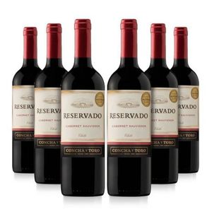 Kit 6 Vinhos Concha Y Toro Cabernet Sauvignon 750ml