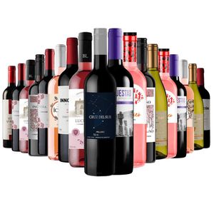 Kit 18 Garrafas Vinhos Imperdíveis