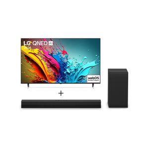 Combo Smart TV LG QNED AI 4K QNED85 75" 2024 + Soundbar LG S40T