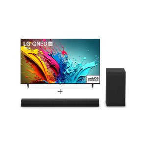 Combo Smart TV LG QNED AI 4K QNED85 65" 2024 + Soundbar LG S40T