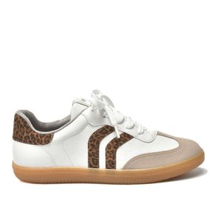 Tênis Feminino Via Marte Casual 129-003 Branco Onça