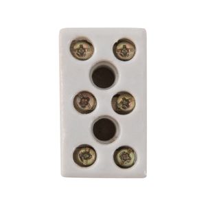 Conector Múltiplo 3 Bornes 6 mm² 600 V 25 A Tramontina em Porcelana