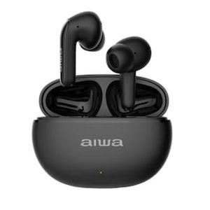 Fone de Ouvido Aiwa Earbud AWS-EB-01-B Bluetooth IPX5 ANC Modo Ambiente - Preto