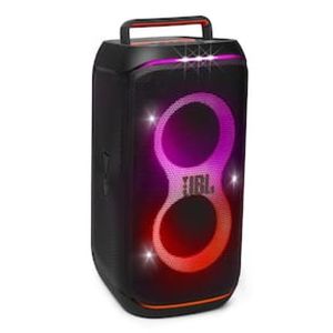 Caixa de Som JBL Partybox 120 com 160W RMS, Bluetooth 5.4, Alça Dobrável e Resistência a Água IPX4  Preto