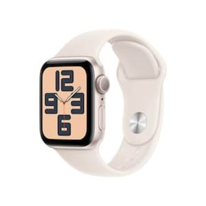 Apple Watch SE GPS, Caixa Estelar de Alumínio  40 mm e Pulseira Esportiva Estelar  P/M