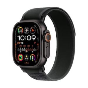 Apple Watch Ultra 2 GPS + Cellular com Caixa Preta de Titânio de 49 mm e Pulseira loop Trail Preta  M/G