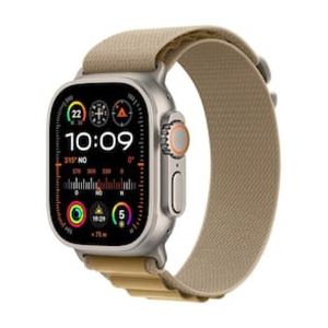 Apple Watch Ultra 2 GPS + Cellular com Caixa Natural de Titânio de 49 mm e Pulseira loop Alpina Canela  G