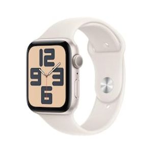 Apple Watch SE GPS, Caixa Estelar de Alumínio  44 mm e Pulseira Esportiva Estelar  M/G